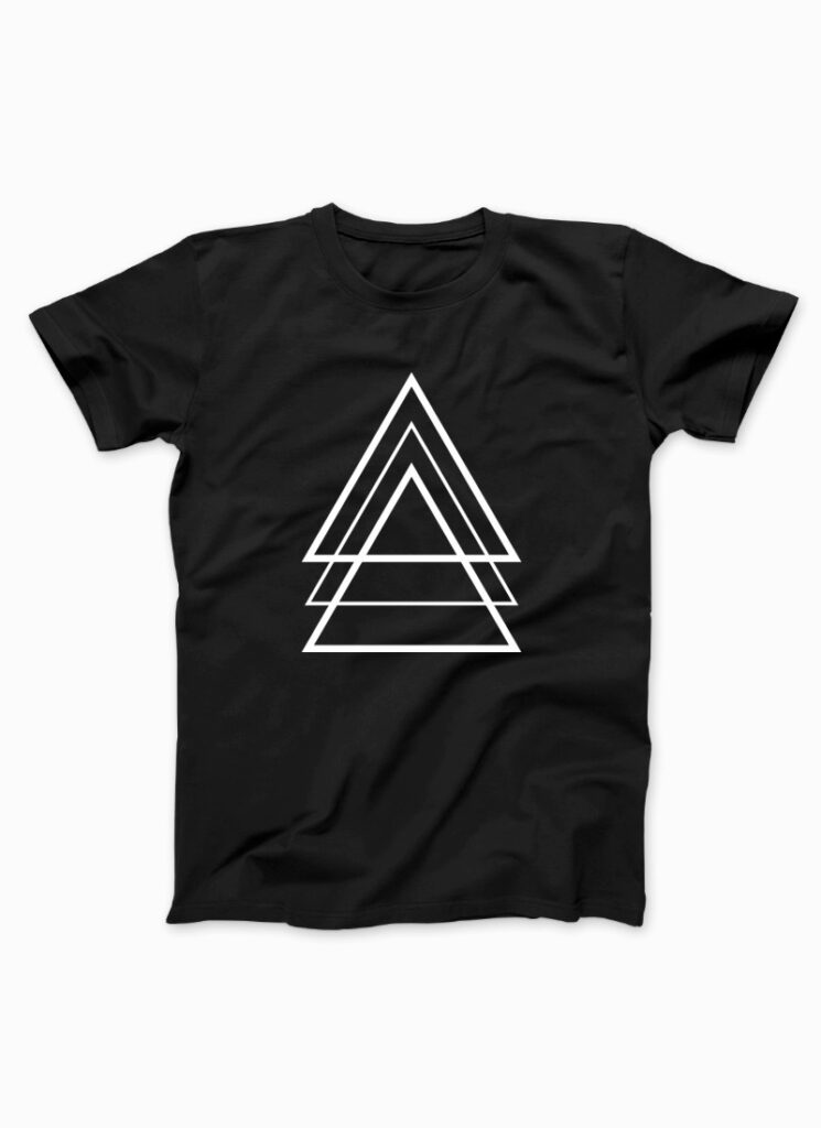 Tri Black Geo T-shirt