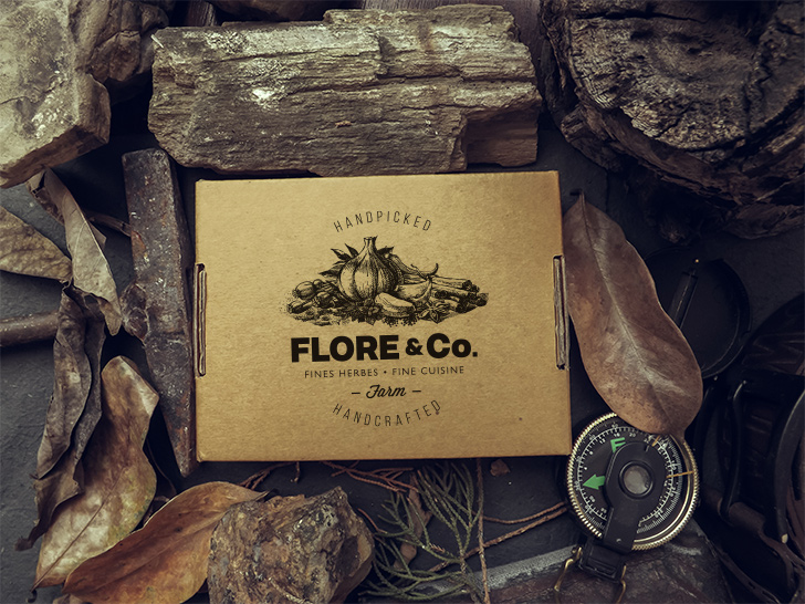 Flor & Co. Packaging Box