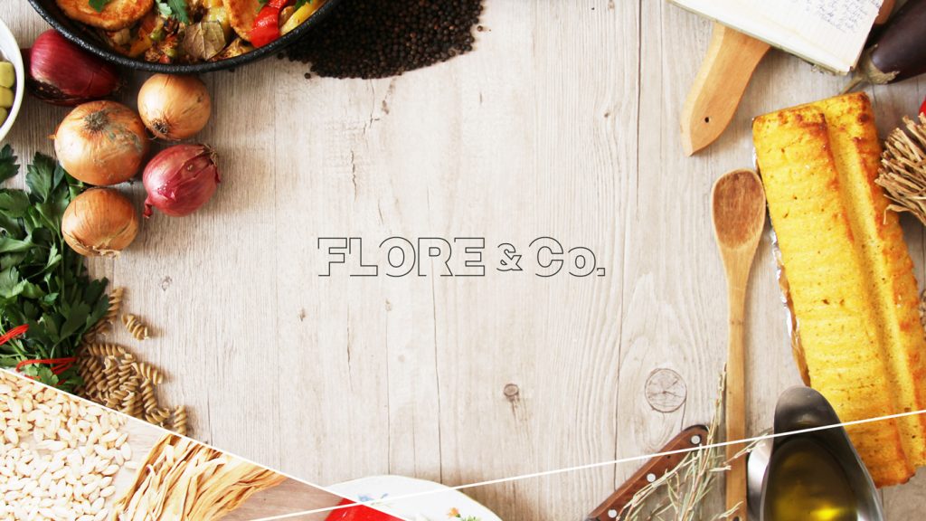 Flore & Co. Logo animation still sequence