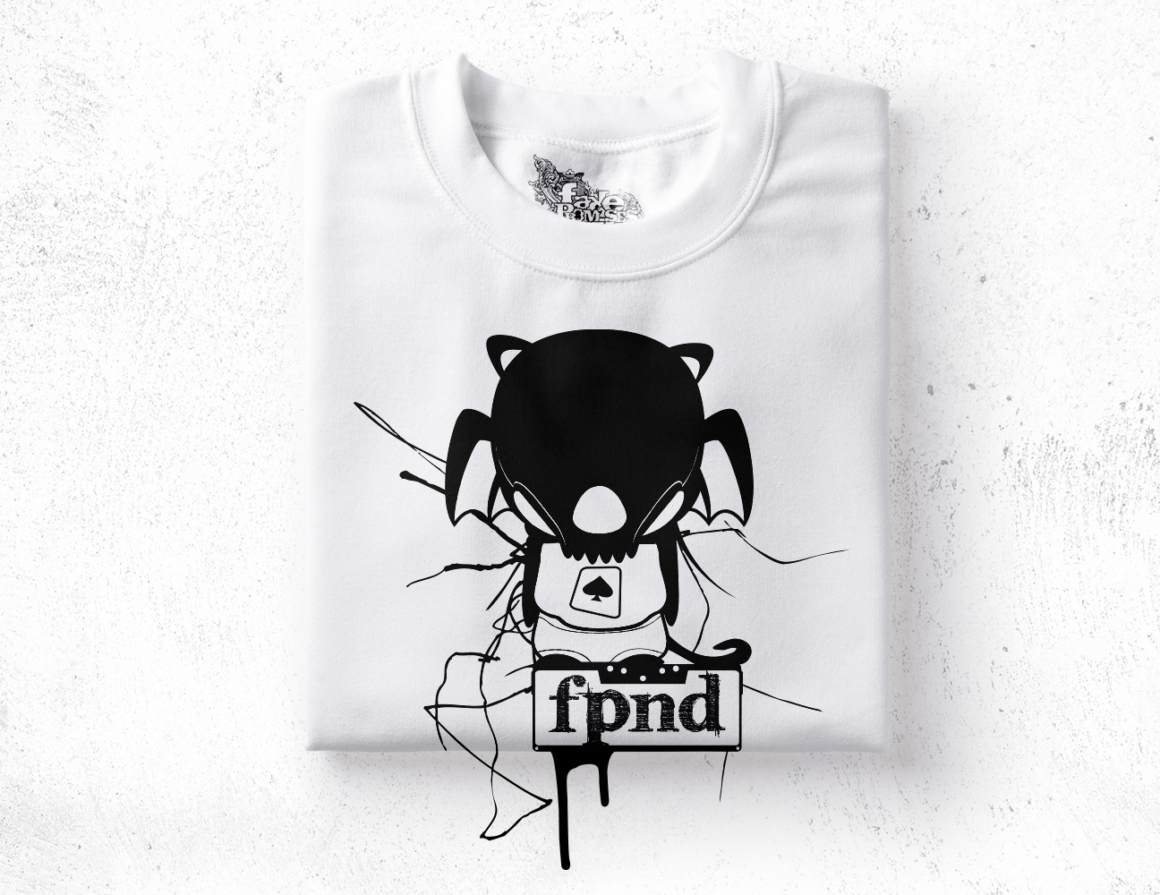 White FPND Screen Printed T-shirt