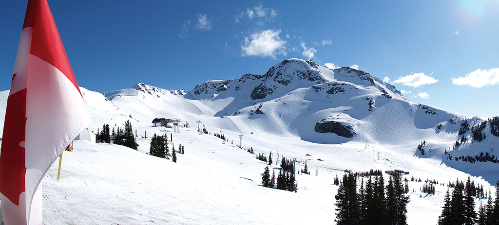Whistler BC Mountain Resort Panoramic Shot