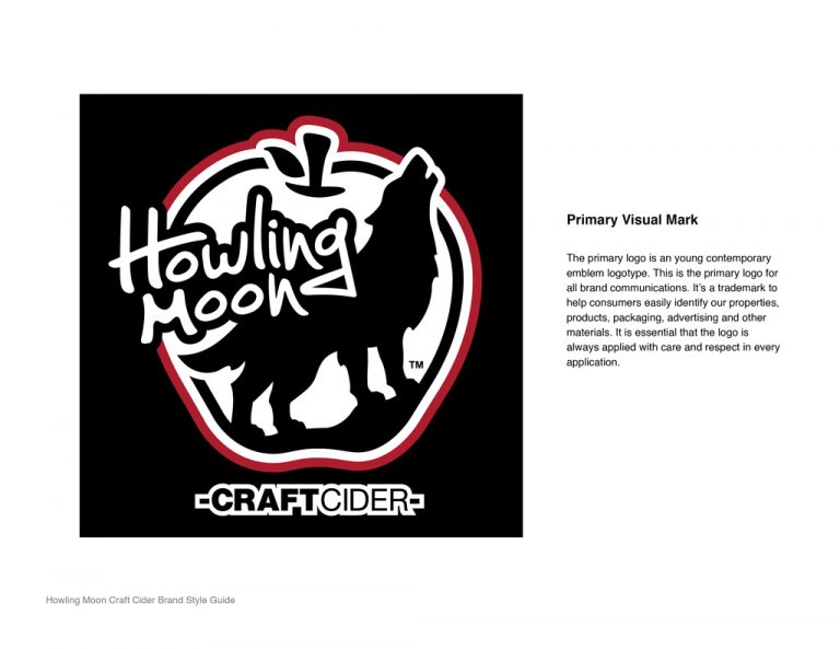 Howling Moon Brand Guide Primary Visual Mark