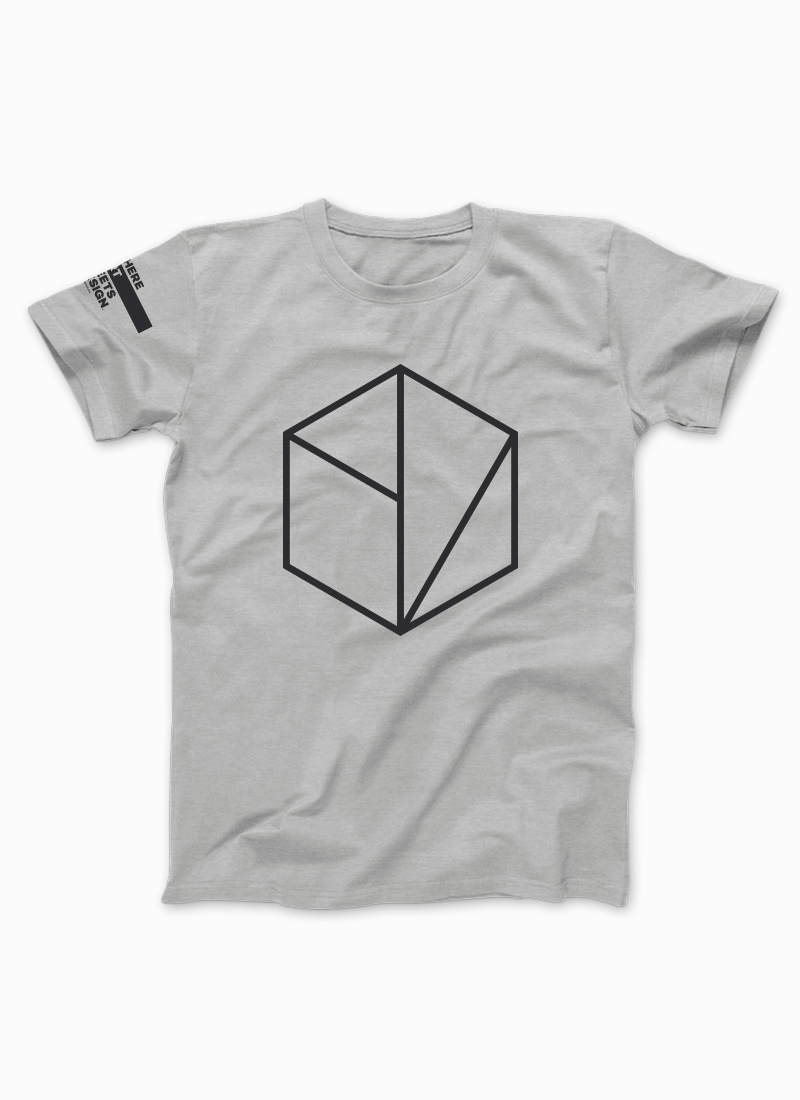 Unisex Stone Hexa Geometric Series T-shirt