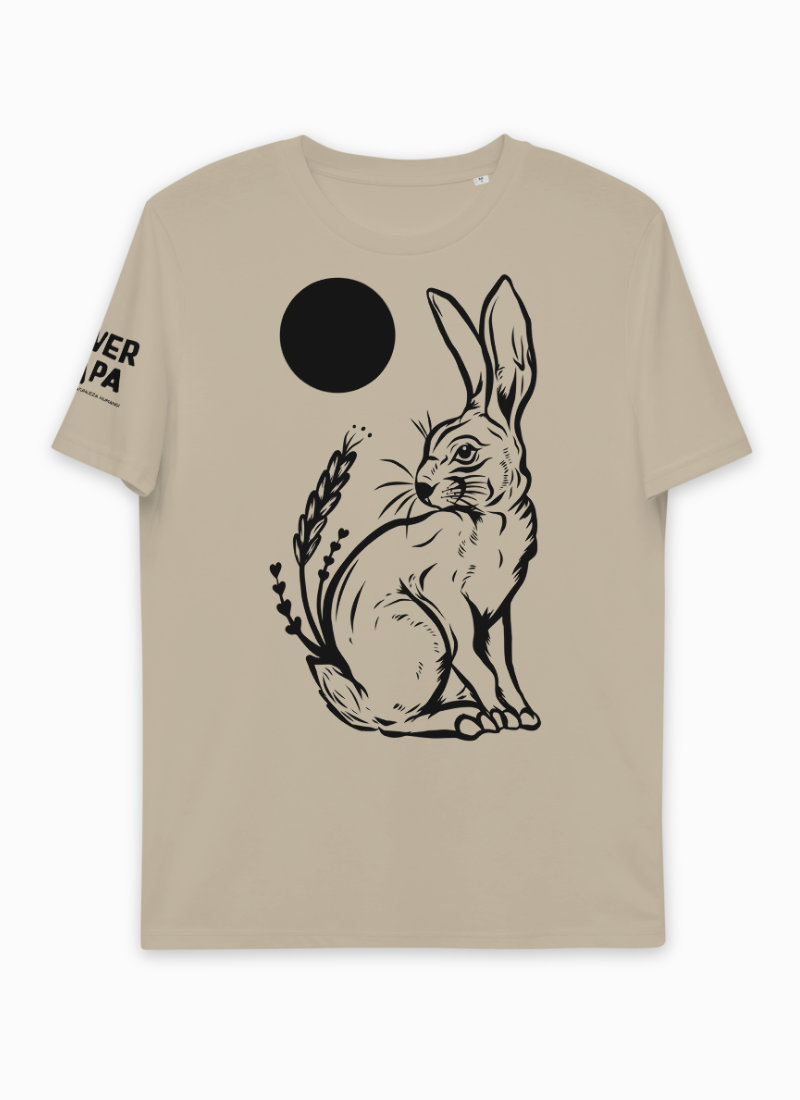 Desert colour rabbit unisex T-shirt