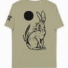 Sage colour rabbit unisex T-shirt