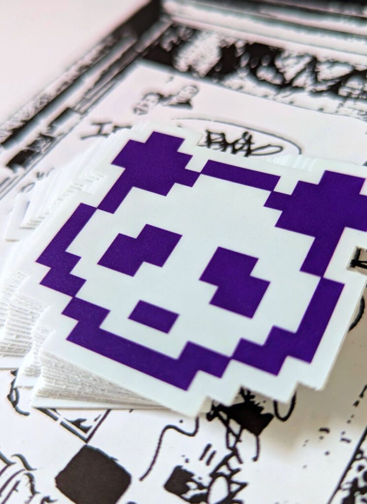 Panda Invader - Sticker Stack