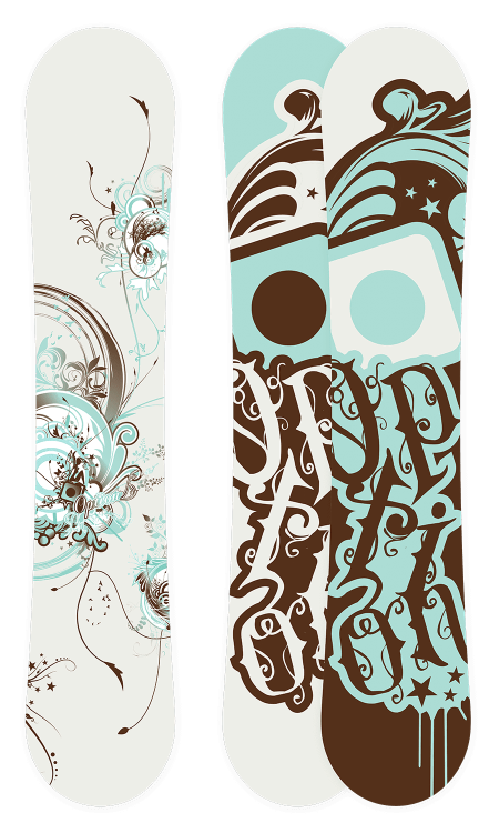 Bella Snowboard Graphic Design
