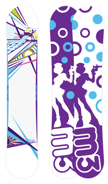 Holo Snowboard Graphic Design